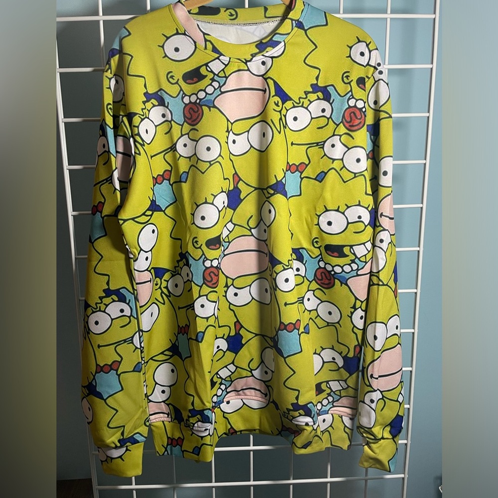 Men’s Simpsons Sweatshirt Size XXL